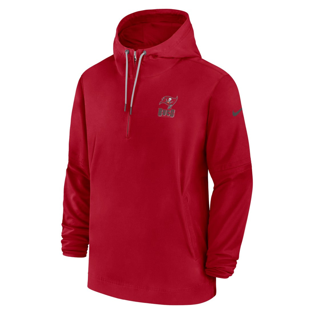 Tampa Bay Buccaneers Sideline Half-Zip Hoodie - Red - Nike