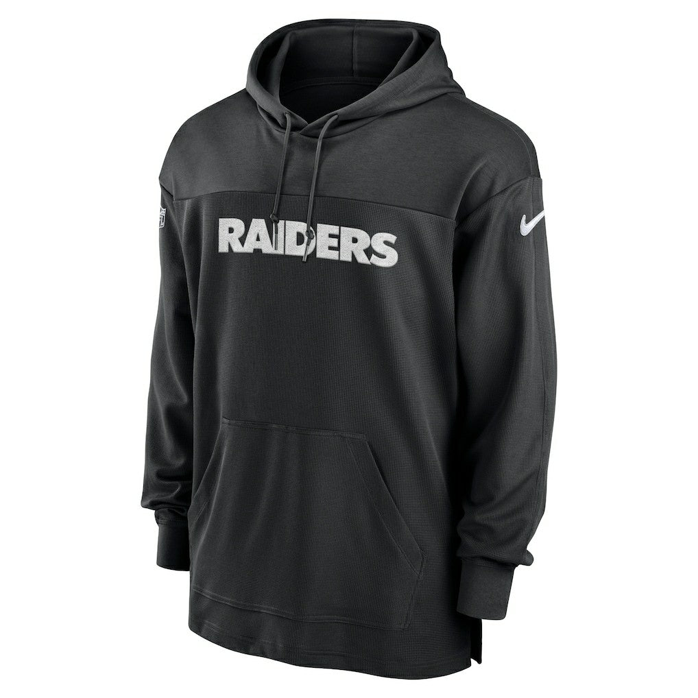 Las Vegas Raiders 2023 Sideline Lightweight Performance Hooded Top - Black - Nike