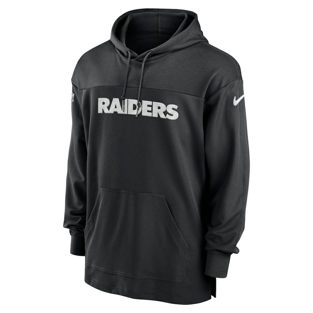 Las Vegas Raiders 2023 Sideline Lightweight Performance Hooded Top - Black - Nike