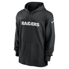 Las Vegas Raiders 2023 Sideline Lightweight Performance Hooded Top - Black - Nike
