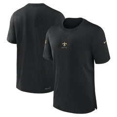 New Orleans Saints 2023 Sideline Performance T-Shirt - Black - Nike