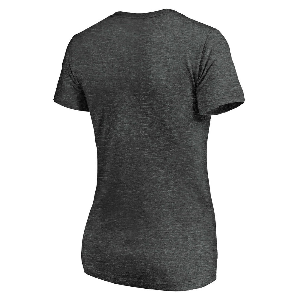 Detroit Lions Women's Victory Arch Team V-Neck T-Shirt - Charcoal - NFL