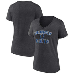Indianapolis Colts Women's Victory Arch Team V-Neck T-Shirt - Charcoal - NFL