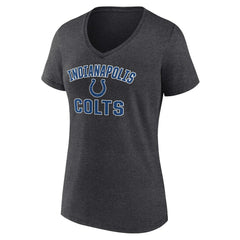 Indianapolis Colts Women's Victory Arch Team V-Neck T-Shirt - Charcoal - NFL