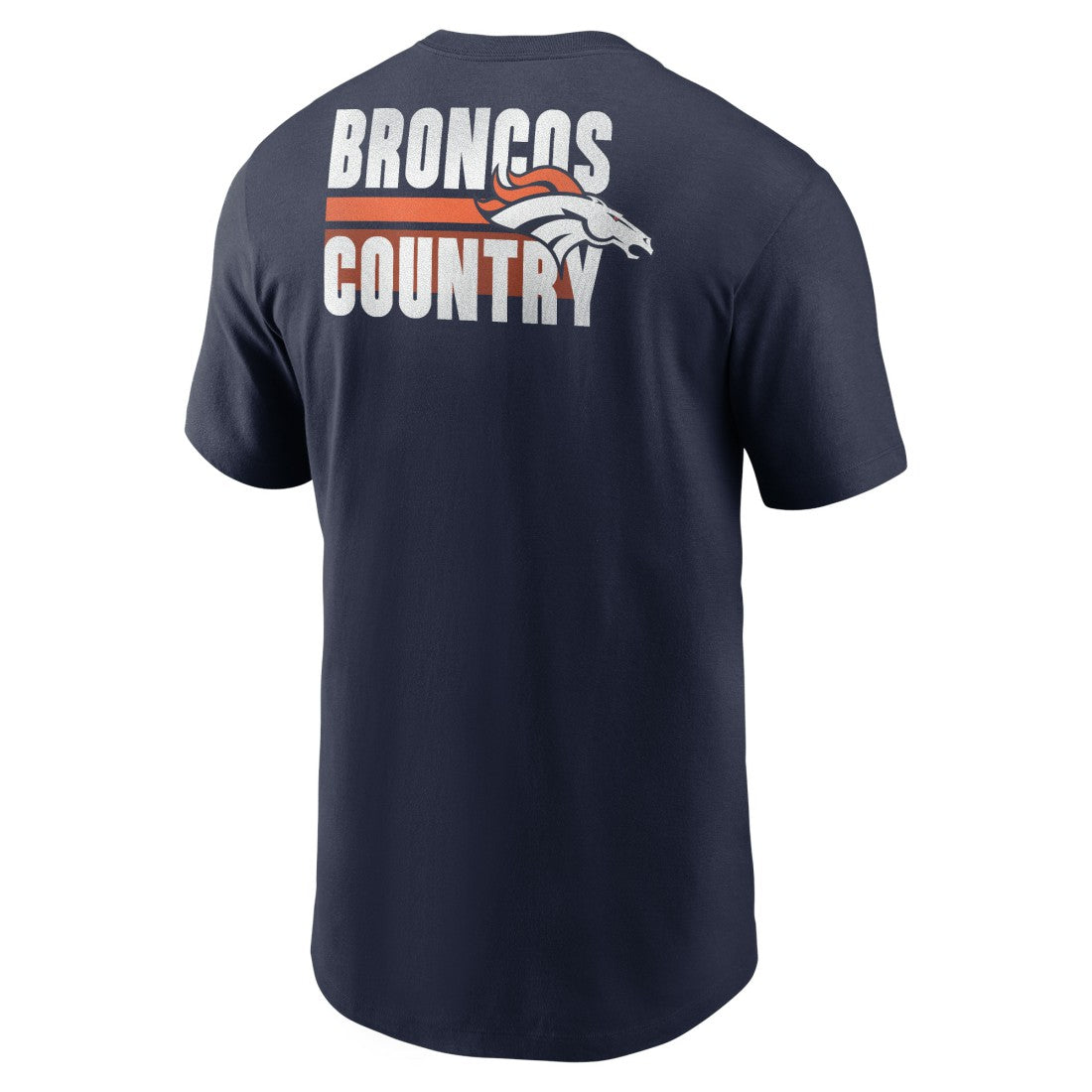 Denver Broncos Blitz Essential T-Shirt - Navy - Nike