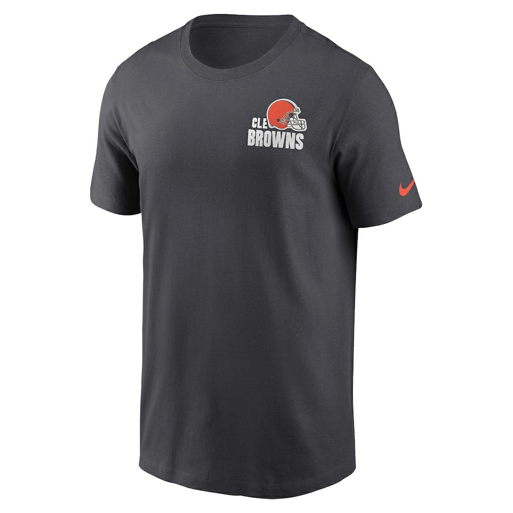 Cleveland Browns Blitz Essential T-Shirt - Anthracite - Nike