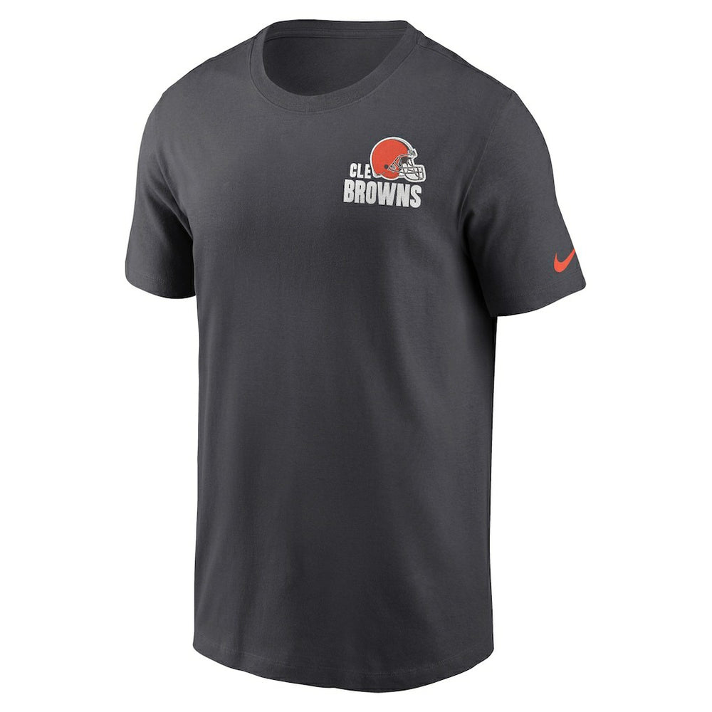 Cleveland Browns Blitz Essential T-Shirt - Anthracite - Nike