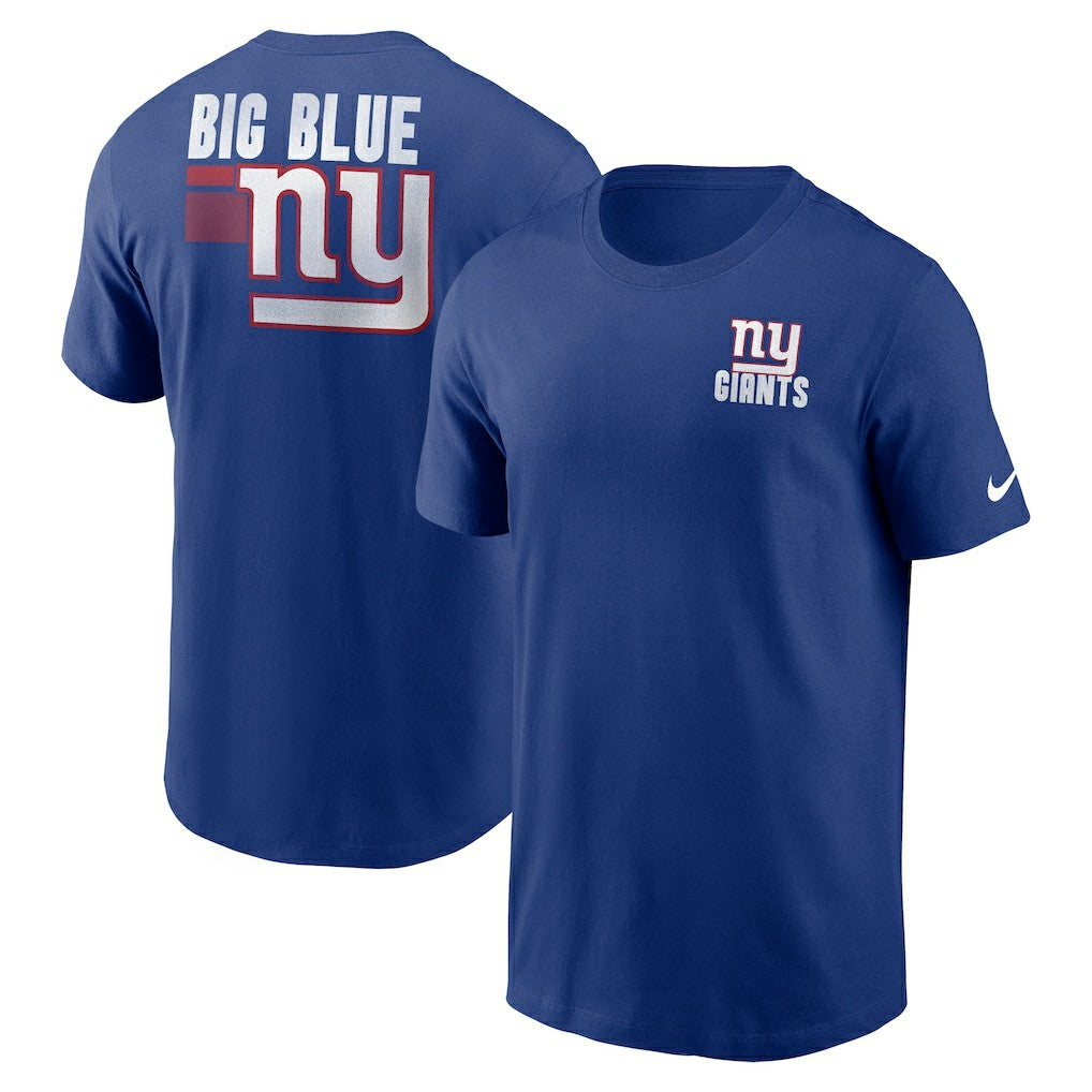 New York Giants Blitz Essential T-Shirt - Royal - Nike