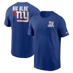 New York Giants Blitz Essential T-Shirt - Royal - Nike
