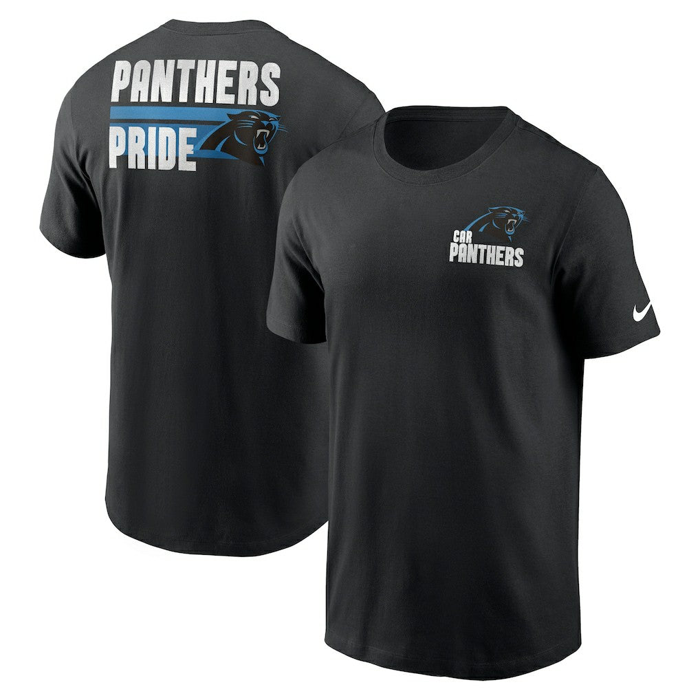 Carolina Panthers Blitz Essential T-Shirt - Black - Nike