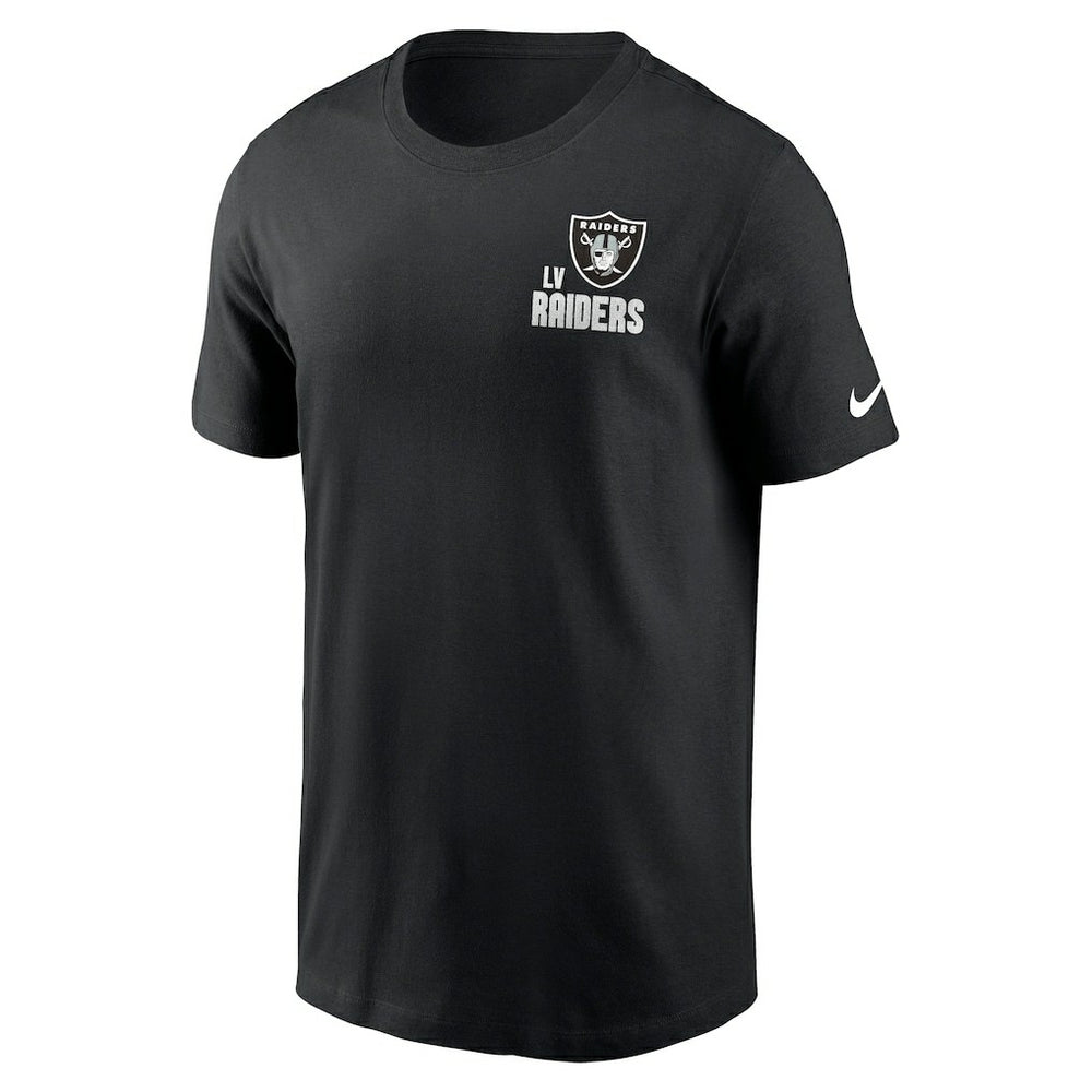 Las Vegas Raiders Blitz Essential T-Shirt - Black - Nike