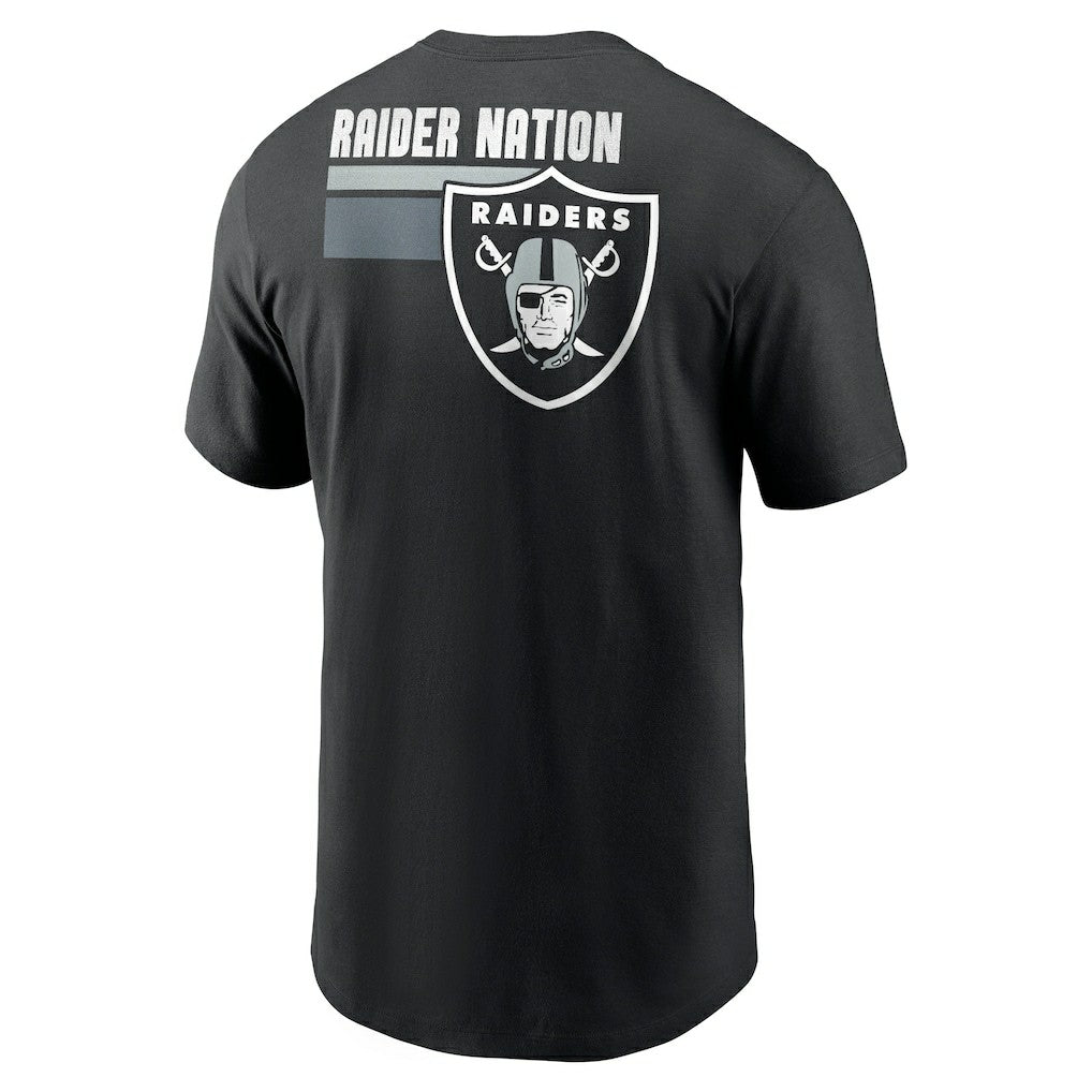 Las Vegas Raiders Blitz Essential T-Shirt - Black - Nike