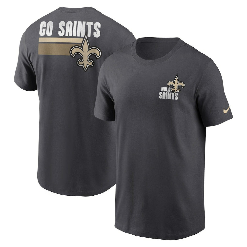 New Orleans Saints Blitz Essential T-Shirt - Anthracite - Nike