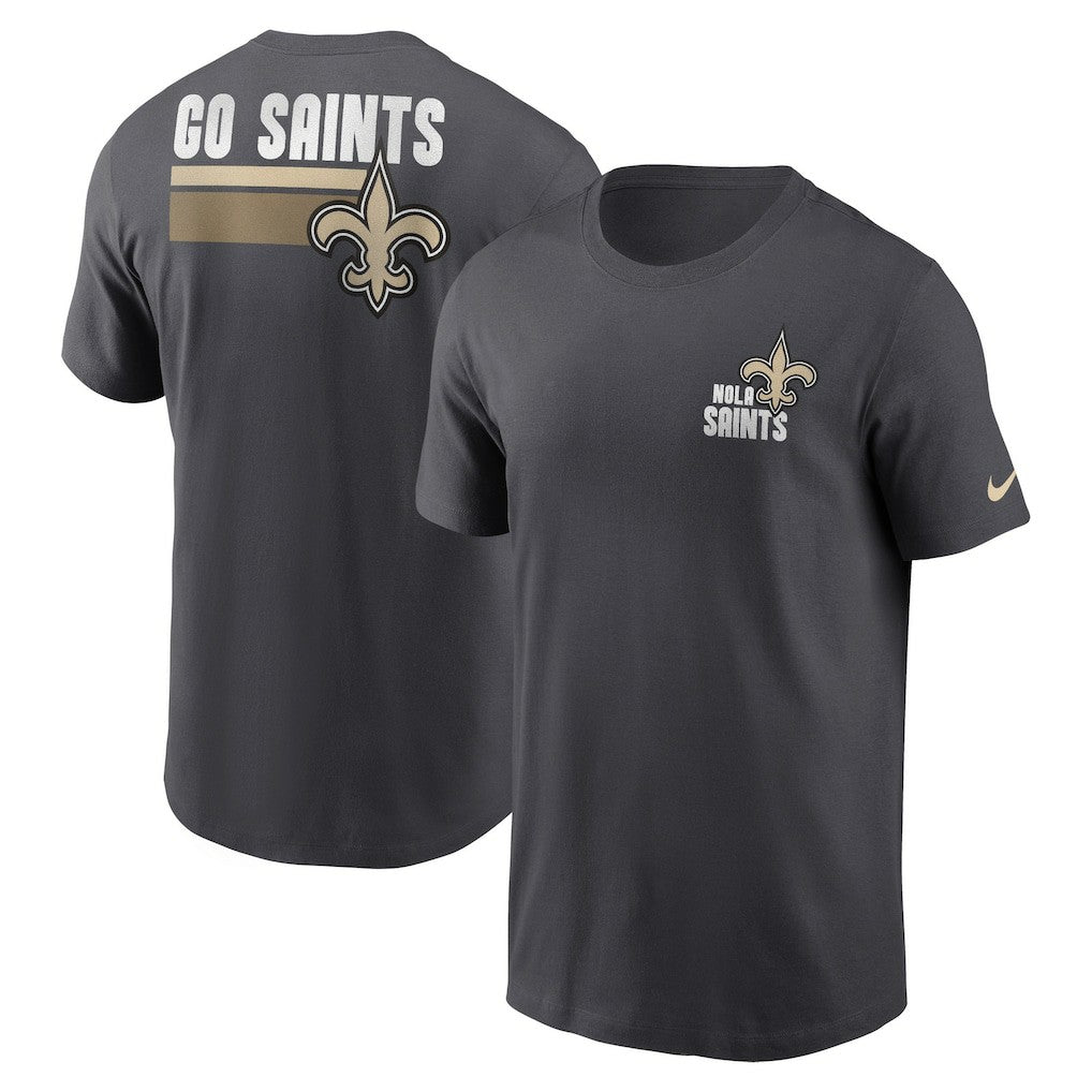 New Orleans Saints Blitz Essential T-Shirt - Anthracite - Nike