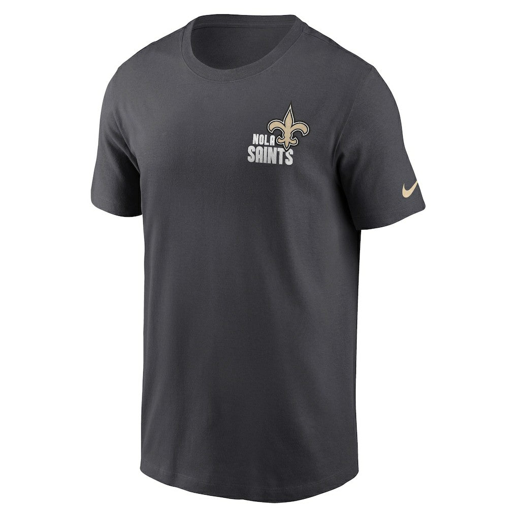 New Orleans Saints Blitz Essential T-Shirt - Anthracite - Nike