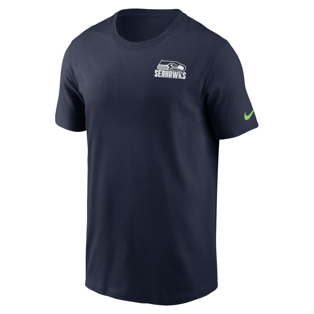 Seattle Seahawks Blitz Essential T-Shirt - College Navy - Nike