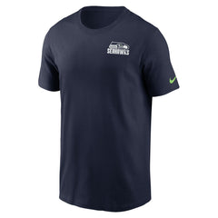 Seattle Seahawks Blitz Essential T-Shirt - College Navy - Nike