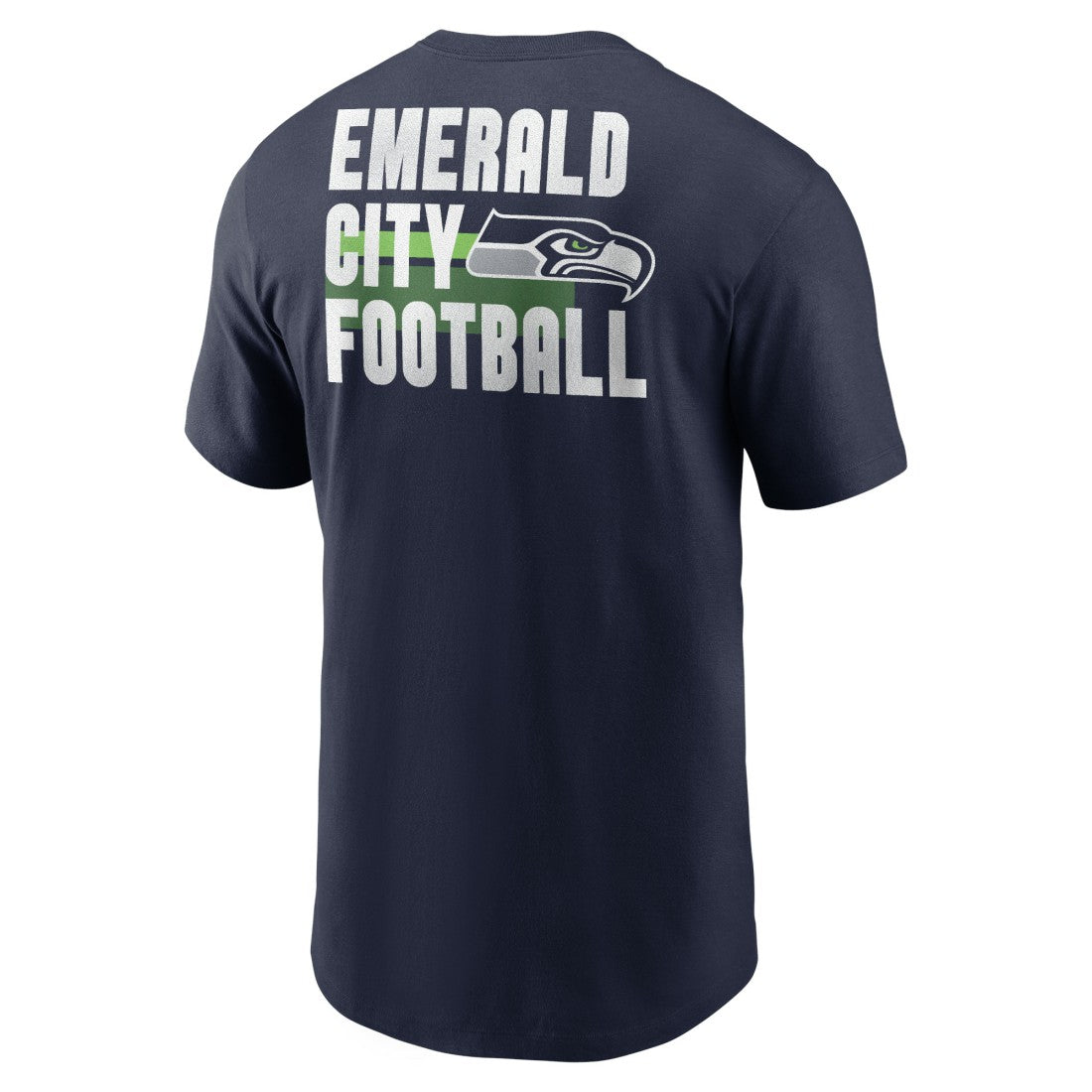 Seattle Seahawks Blitz Essential T-Shirt - College Navy - Nike