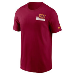 Washington Commanders Blitz Essential T-Shirt - Burgundy - Nike