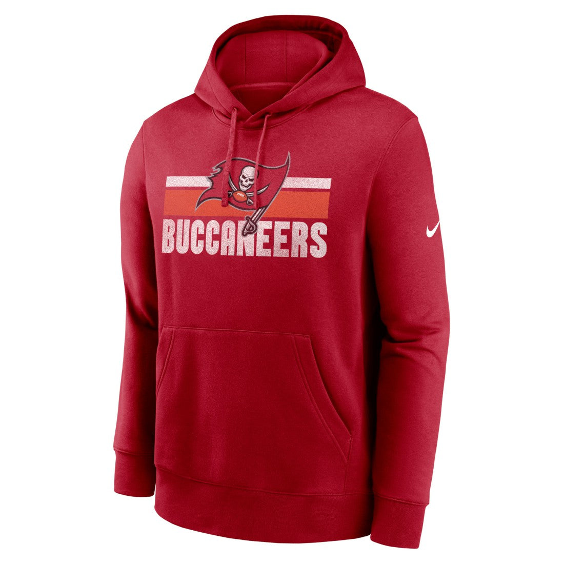 Tampa Bay Buccaneers Club Fleece Pullover Hoodie - Red - Nike