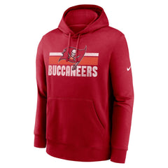Tampa Bay Buccaneers Club Fleece Pullover Hoodie - Red - Nike