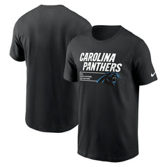Carolina Panthers Division Essential T-Shirt - Black - Nike