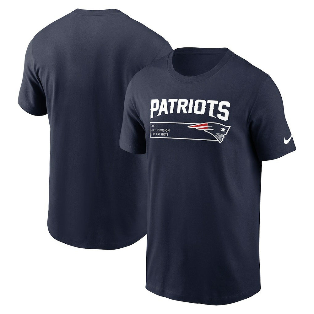 New England Patriots Division Essential T-Shirt - Navy - Nike