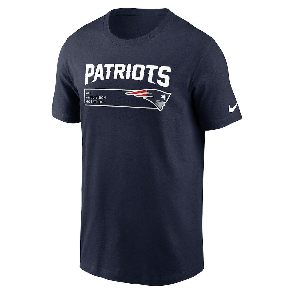New England Patriots Division Essential T-Shirt - Navy - Nike