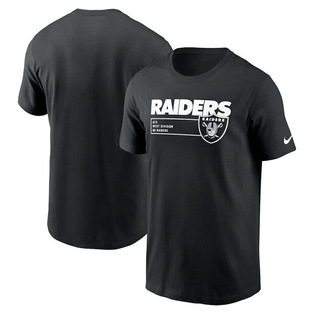 Las Vegas Raiders Division Essential T-Shirt - Black - Nike