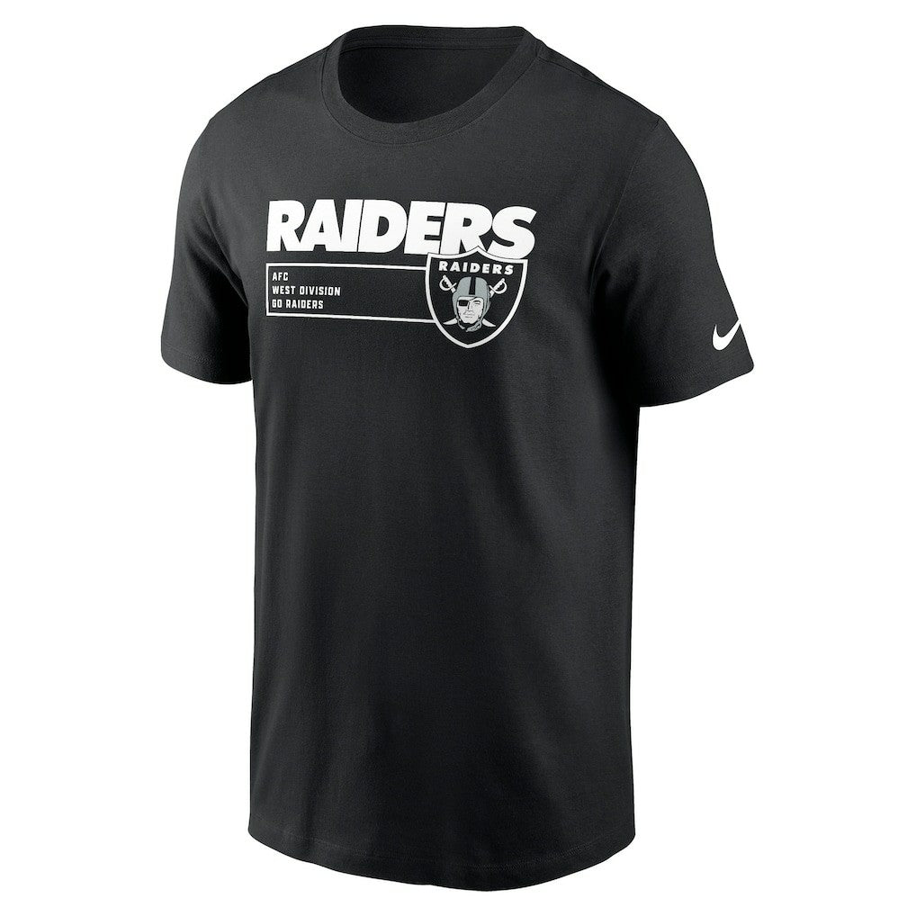 Las Vegas Raiders Division Essential T-Shirt - Black - Nike