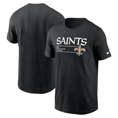 New Orleans Saints Division Essential T-Shirt - Black - Nike