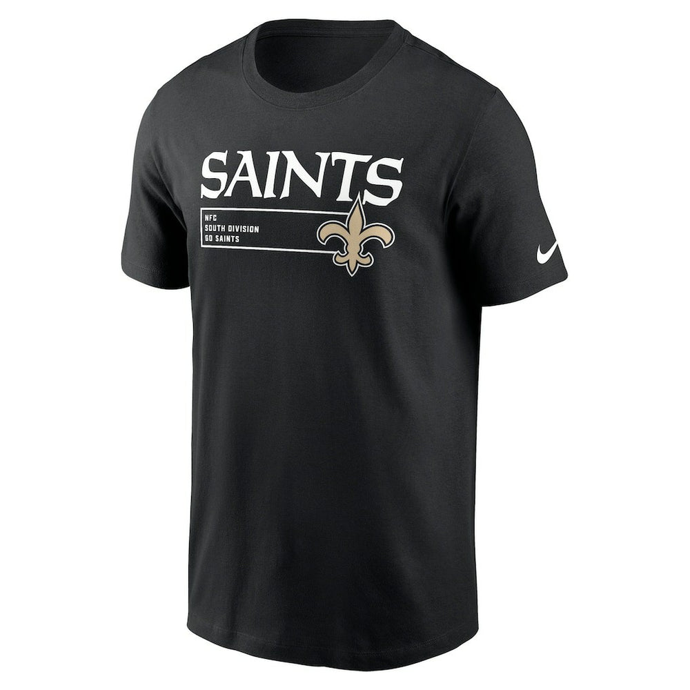 New Orleans Saints Division Essential T-Shirt - Black - Nike