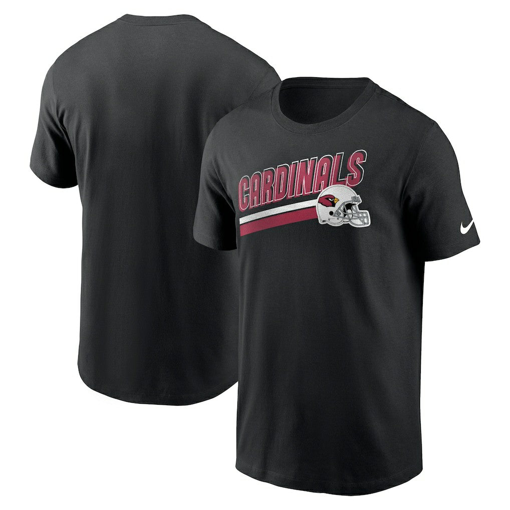 Arizona Cardinals Essential Blitz Lockup T-Shirt - Black - Nike
