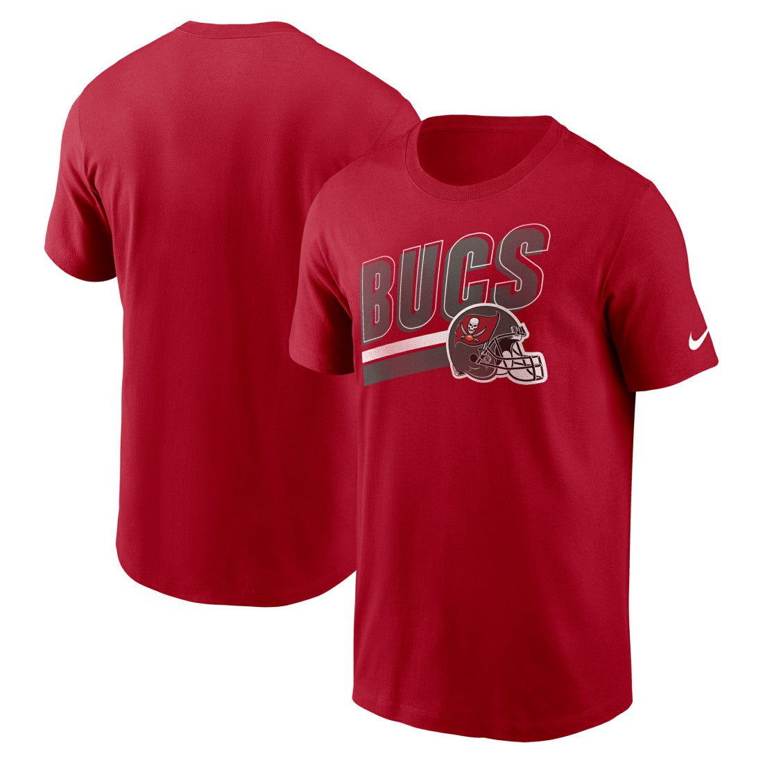 Tampa Bay Buccaneers Essential Blitz Lockup T-Shirt - Red - Nike