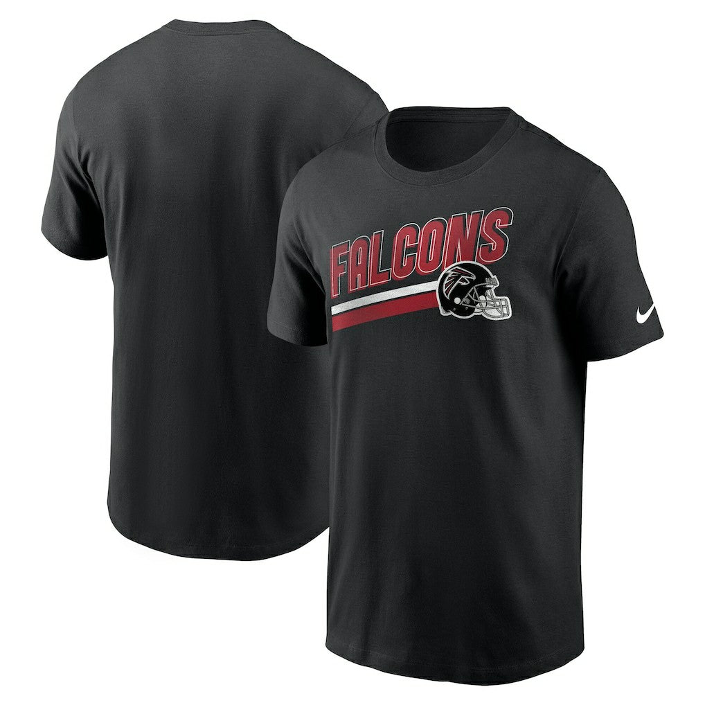 Atlanta Falcons Essential Blitz Lockup T-Shirt - Black - Nike