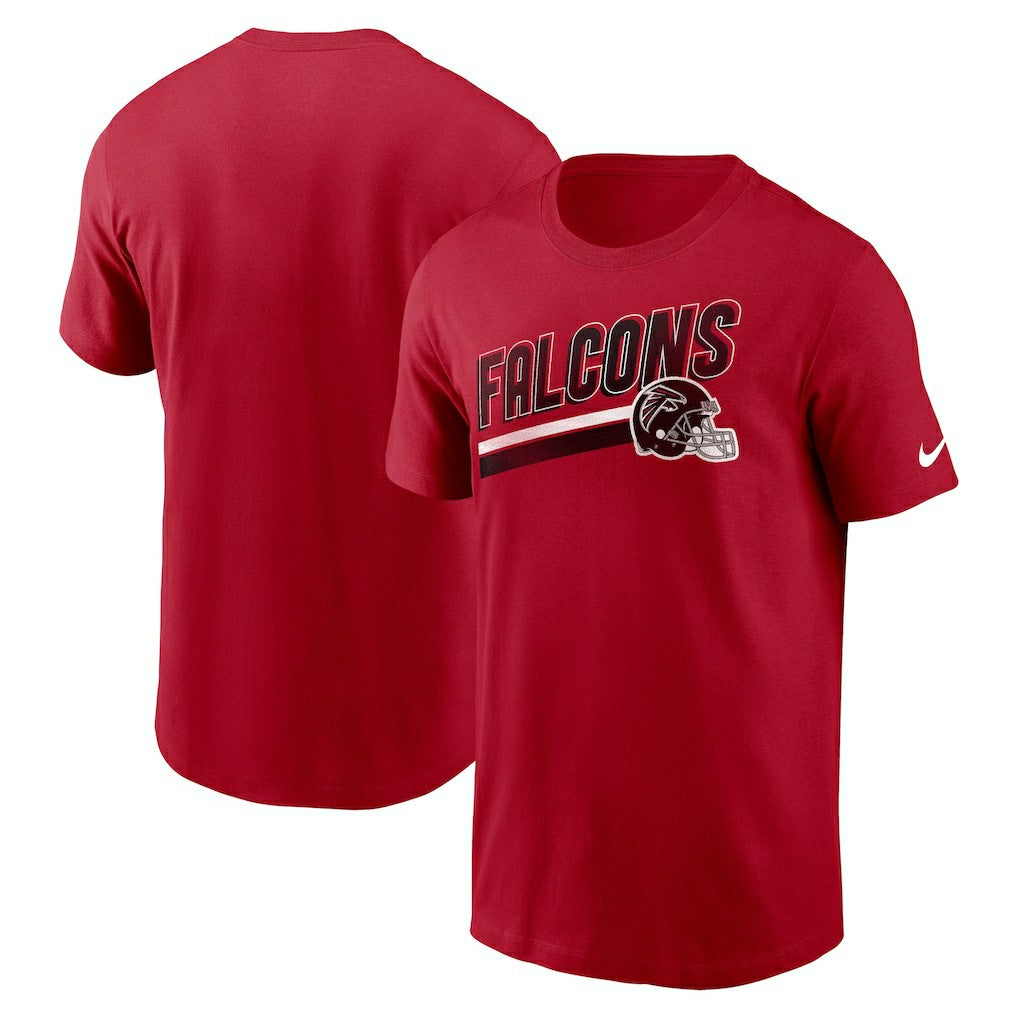 Atlanta Falcons Essential Blitz Lockup T-Shirt - Red - Nike