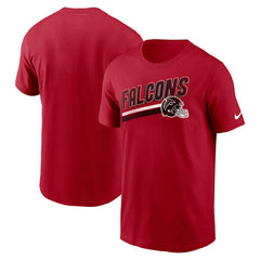 Atlanta Falcons Essential Blitz Lockup T-Shirt - Red - Nike