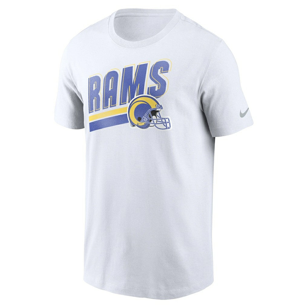 Los Angeles Rams Essential Blitz Lockup T-Shirt - White - Nike