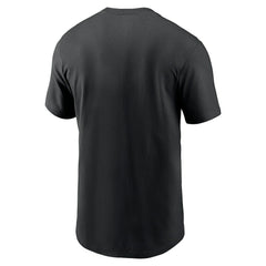New Orleans Saints Essential Blitz Lockup T-Shirt - Black - Nike