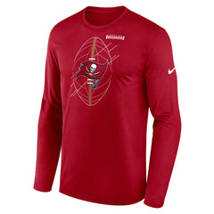 Tampa Bay Buccaneers Legend Icon Long Sleeve T-Shirt - Red - Nike