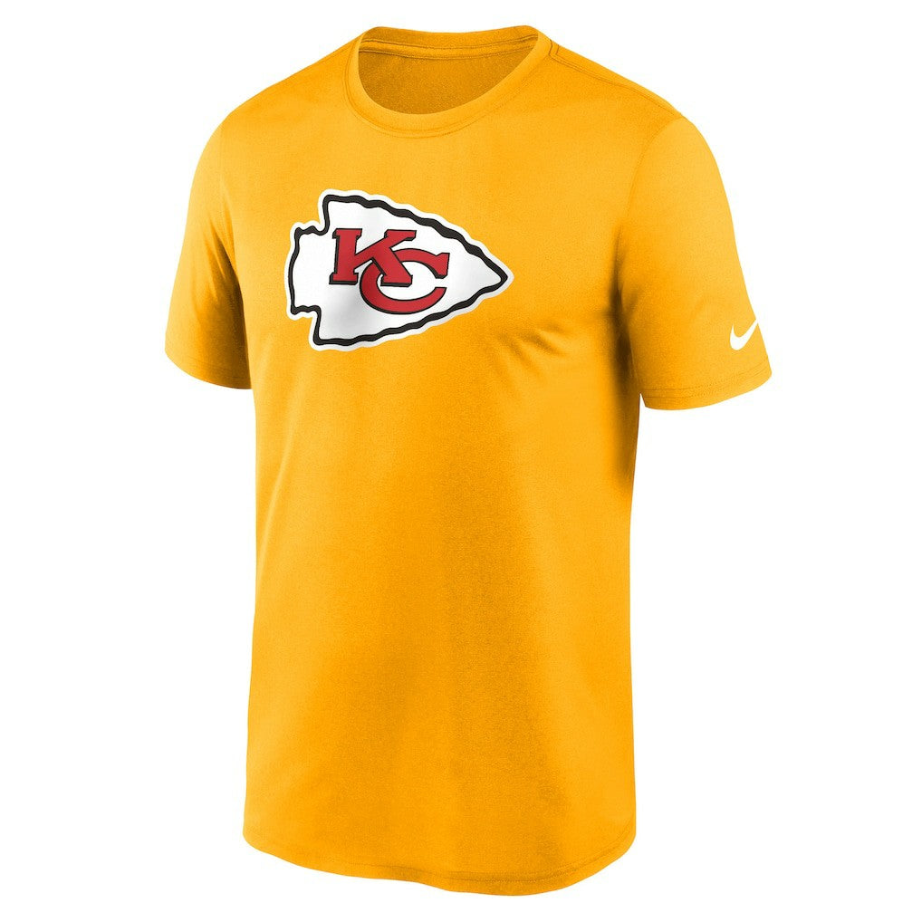 Kansas City Chiefs Primetime Legend Logo Performance T-Shirt - Gold - Nike