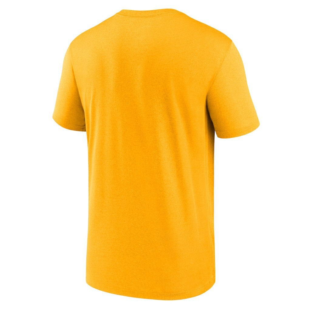 Kansas City Chiefs Primetime Legend Logo Performance T-Shirt - Gold - Nike