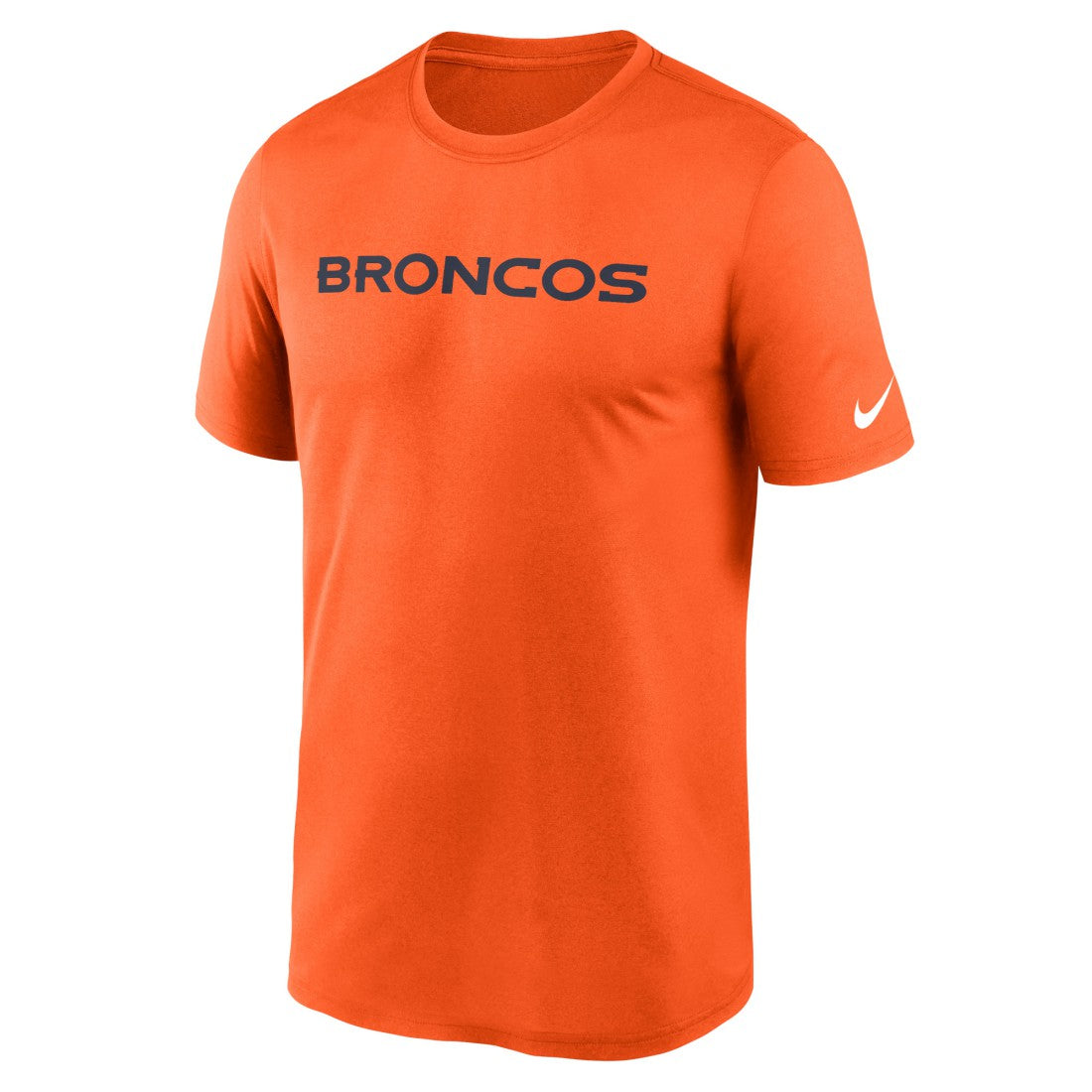 Denver Broncos Legend Wordmark Performance T-Shirt - Orange - Nike