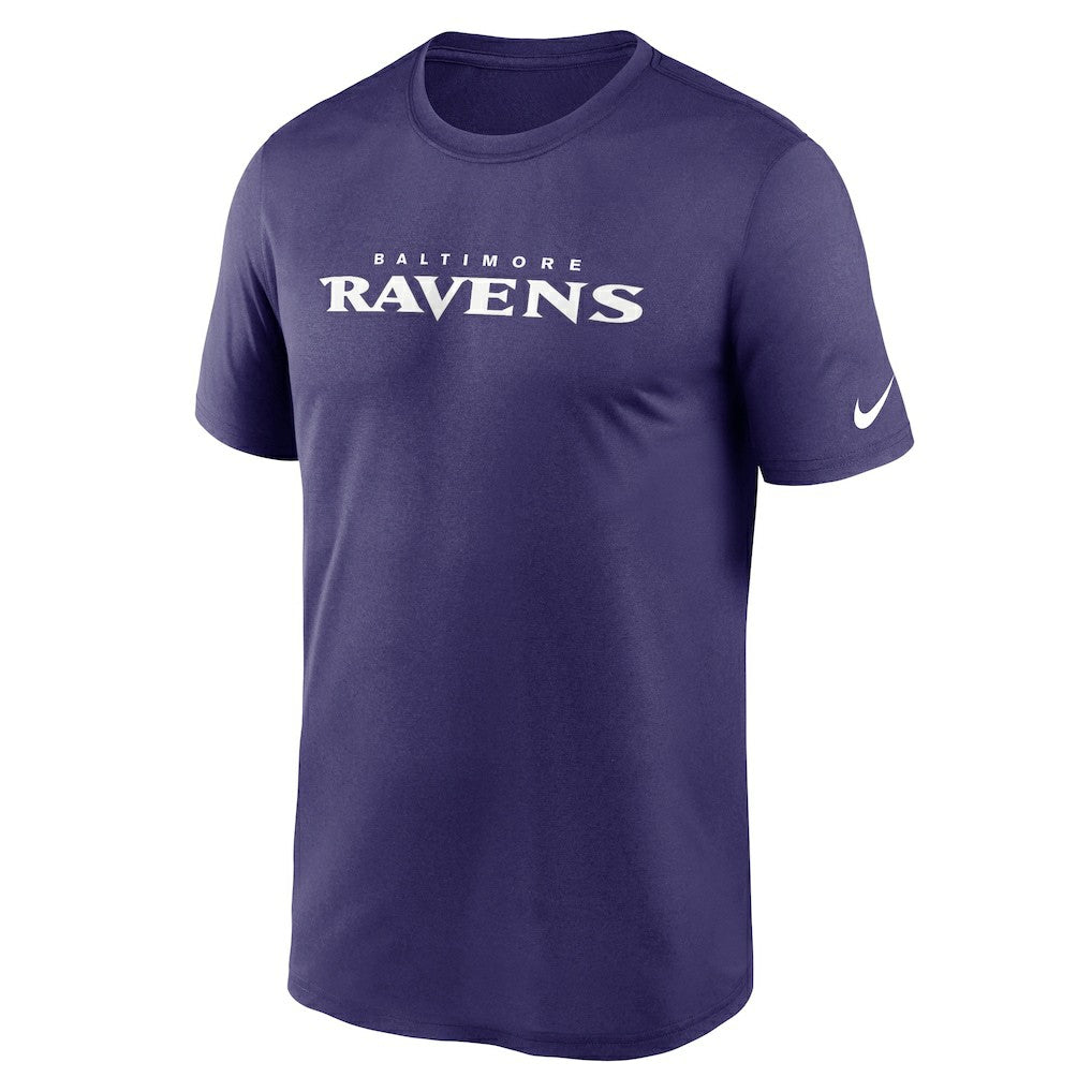 Baltimore Ravens Legend Wordmark Performance T-Shirt - Purple - Nike