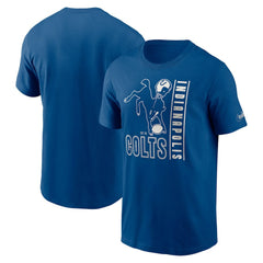 Indianapolis Colts Lockup Essential T-Shirt - Royal - Nike
