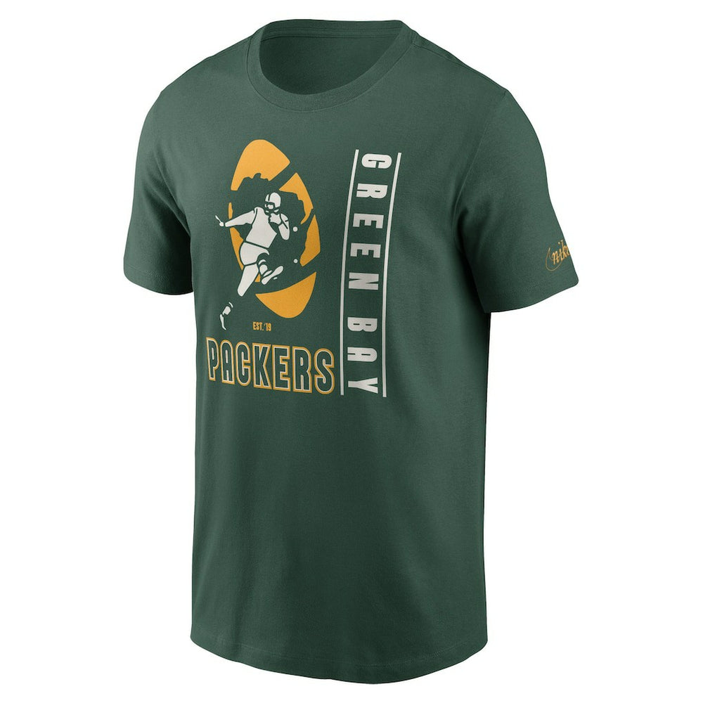Green Bay Packers Lockup Essential T-Shirt - Green - Nike