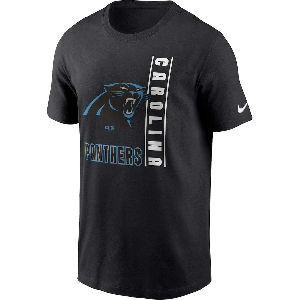 Carolina Panthers Lockup Essential T-Shirt - Black - Nike