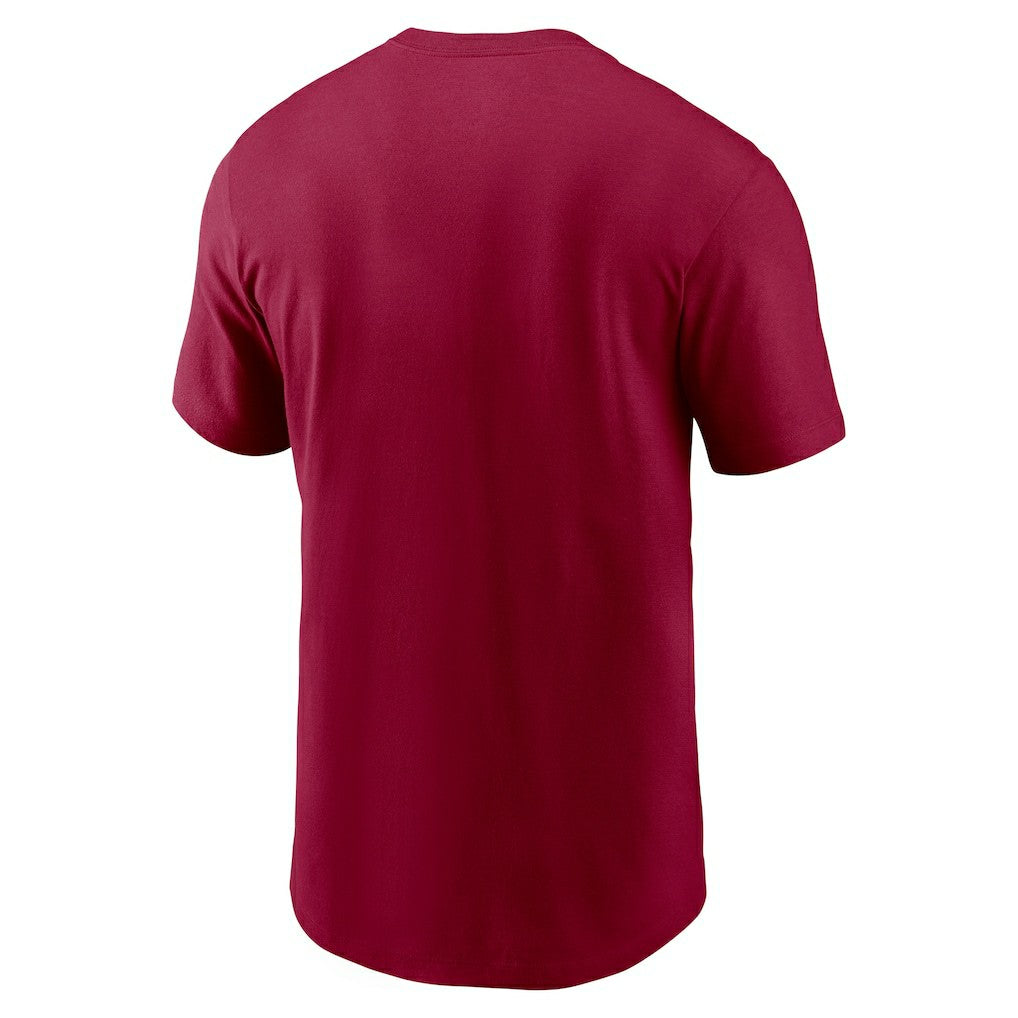 Washington Commanders Lockup Essential T-Shirt - Burgundy - Nike