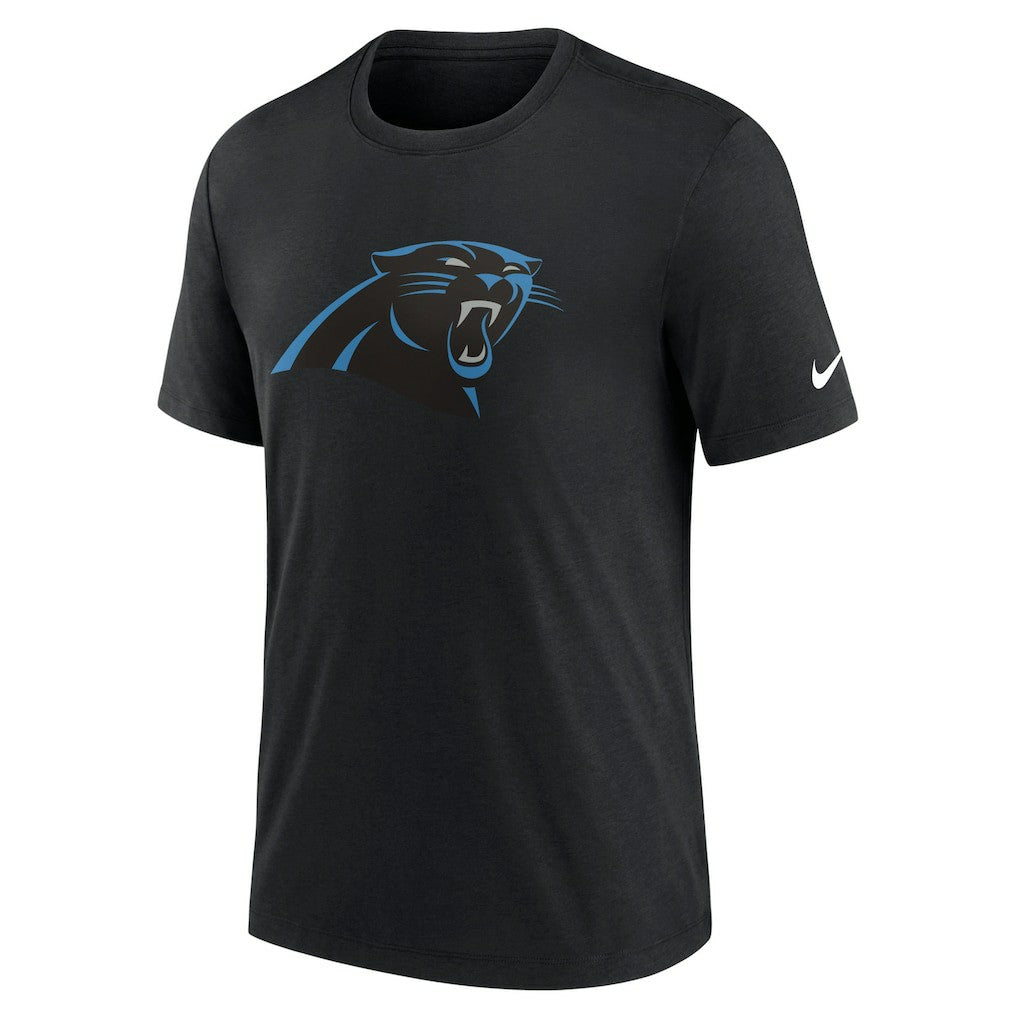 Carolina Panthers Rewind Logo Tri-Blend T-Shirt - Black - Nike