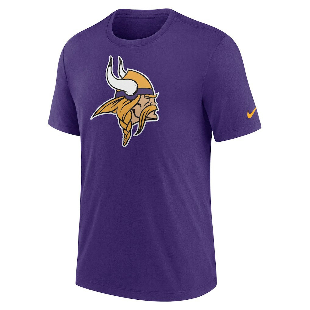 Minnesota Vikings Rewind Logo Tri-Blend T-Shirt - Purple - Nike